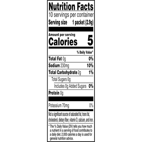 0.10 oz Packets (10 Pack) Gatorade G Zero Powder, Fruit Punch