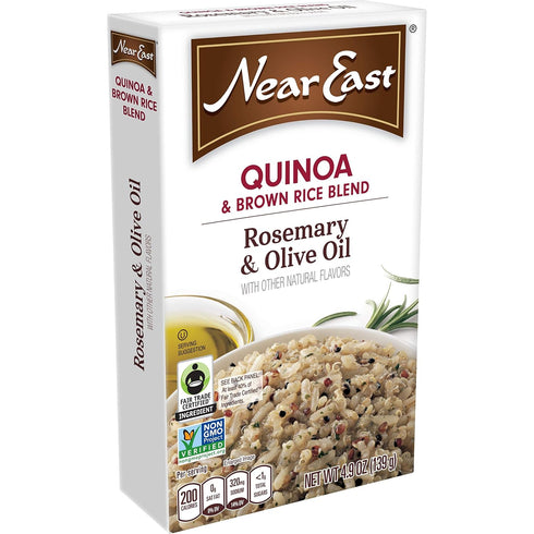 4.9 (Pack 6 Quaker Near East Quinoa and Brown Rice Blend, Rosemary and Olive Oil Ounce of Boxes)