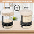 Xileanalee 2 Packs-35 Oz (2 Pro Sourdough Starter Jar Kit Sourdough Bread Starter Jar Kit with Date Marked Feeding