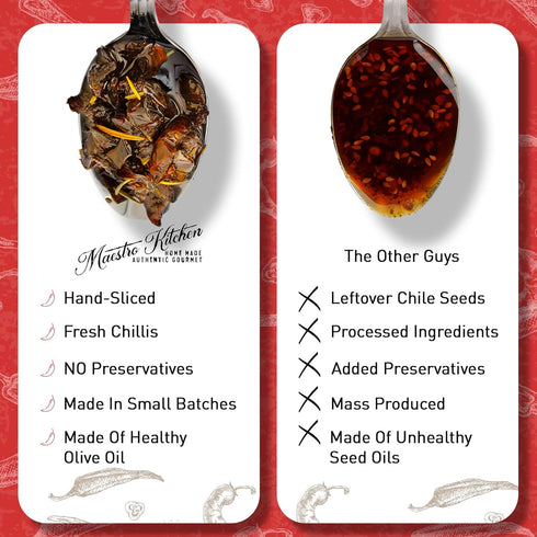 6oz 2 pack 100% Mild Jalapeno Pepper Chile Crunch Crisp - All Natural Chili Oil Hot Sauce Olive Oil, Garlic & Rosemary
