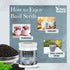 16 Oz/ 1 Lbs Basil Seeds I Edible Basil Seeds, Sabja/Tukmaria/Falooda Seeds I Rich in Fiber I Act as Natural Body