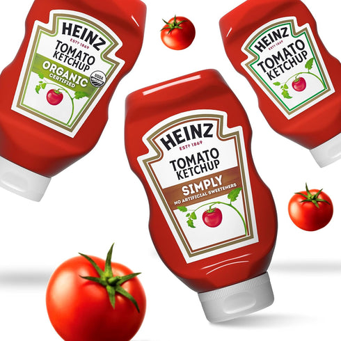 19 oz Heinz Simply Tomato Ketchup with No Artificial Sweeteners, Bottle