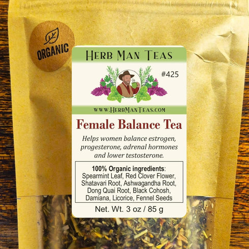 FEMALE HORMONE BALANCE TEA - Balances female and adrenal hormones formulated by