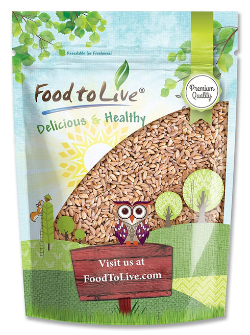 Food to Live Pearled Farro Grain, 6 Pounds - Italian Whole Grain,