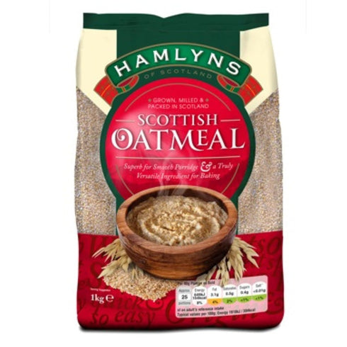 Hamlyns Scottish Fine Stoneground Oatmeal, 35 Ounce (Pack of 1)
