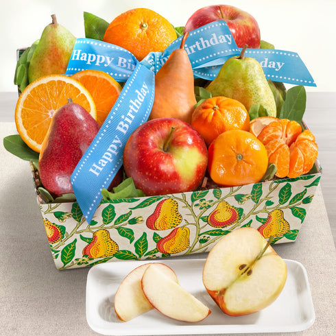 Happy Birthday Fruit Favorites Gift Basket - A Delightful Surprise