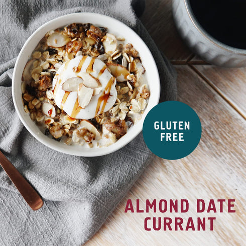 4 Count, 12 Oz Seven Sundays Farmers Market Organic Almond Date Currant Muesli Cereal - Pouch - Certified Gluten Free