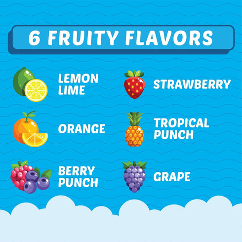 Pack 1.5 Oz 100 Count Fla-Vor-Ice Popsicle Variety of Freezer Bars, Assorted Flavors