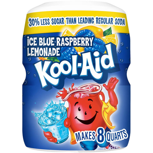 Kool-Aid Caffeine Free Blue Raspberry Lemonade Sweetened Powdered Drink Mix 1 Count