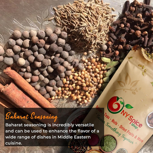 6 NY Spice Shop Baharat Seasoning Blend - Ounce Middle Eastern Baharat Spice for Cooking And Culinary Use - Aromatic