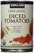 KIRKLAND Signature Organic Diced Tomatoes, 7.25 Pound