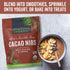 2 LB (907 Viva Naturals Organic Cacao Nibs, Unsweetened, g), Keto Friendly, Vegan, Non-GMO, Gluten-Free Chocolate Chip