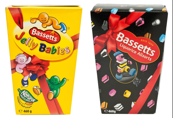 Bassett's Bassetts Bundle - Jelly Babies Carton (400g) Plus Bassetts Liquorice Allsorts Carton