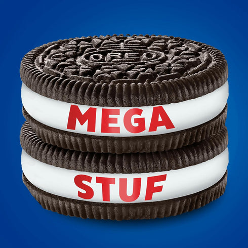 1 lb 9.35 oz OREO Mega Stuf Chocolate Sandwich Cookies, Party Size