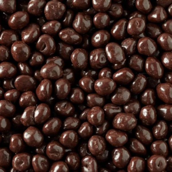 Dark Chocolate Covered Raisins, Bulk Chocolate Covered Plump Candy Raisins by Queen