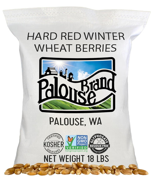 18 LBS Palouse Brand Certified Glyphosate Residue Free Hard Red Winter Wheat Berries | | Family Farmed in Washington