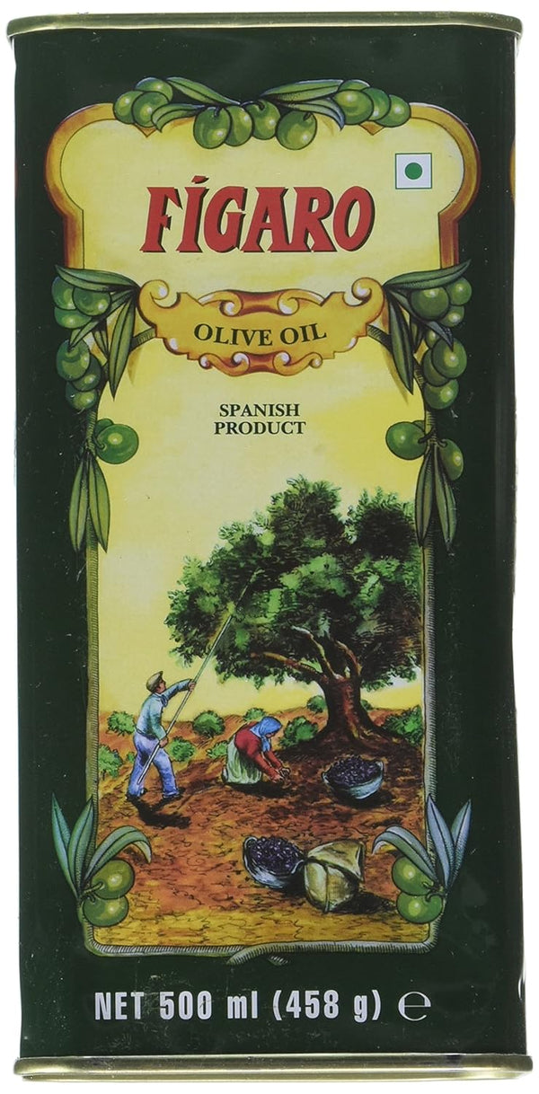 Fgaro Figaro Olive Oil, 500 ml, Premium Quality Olive Oil for Everyday Cooking,