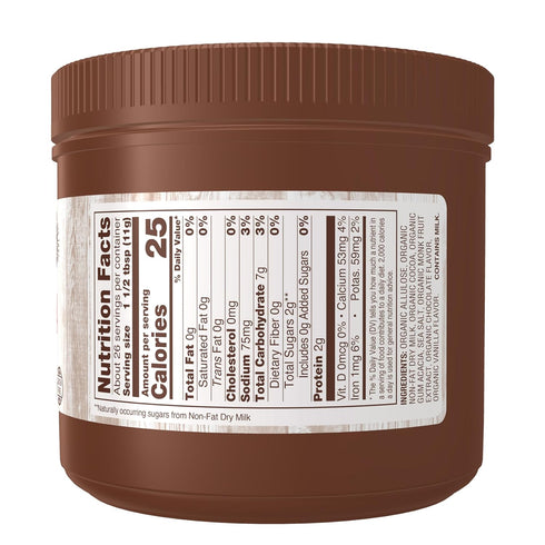 10-Ounce NOW Foods, Organic Cocoa Lovers Slender Hot Cocoa, No Sugar Added, Certified Non-GMO, Kosher