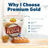 5 Omega-3, Premium Gold Gluten Free All Purpose Flour, Pound, Gluten-Free, Non-GMO, Kosher, High In Fiber, Source