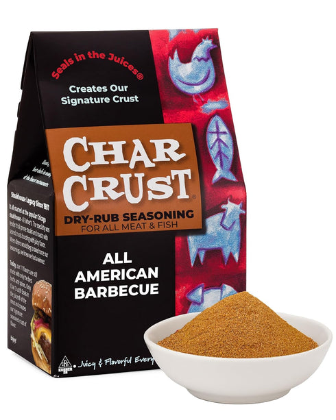 Char Crust Dry-Rub Seasoning All American Barbecue | BBQ Spice Blend for