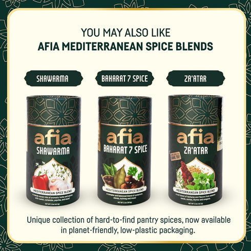 (1pk, 0.7oz) Afia - Dried Mint Seasoning | Dried Mint for Cooking, Mediterranean Pantry Spice for Middle Eastern