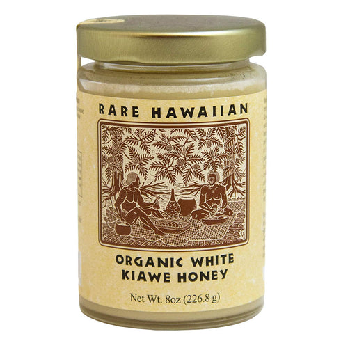 Rare Hawiian Honey Rare Hawaiian Organic Kiawe White Honey (8-Ounce Jar)