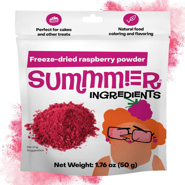Summmer Freeze Dried Raspberry Powder for Baking - 1.76 Oz Sugar Free,