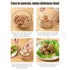 Generic 12.5x11cm Meatball Machine PET PP | Manual Translucent Meatball Maker | Hand-operated Meatbaell Shaper | Easy