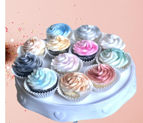 4 Edible luster dust Spray, Pink, Baby Pink and Pearl white ,Metallic Dust Spray Pump dispenser gram each for cake