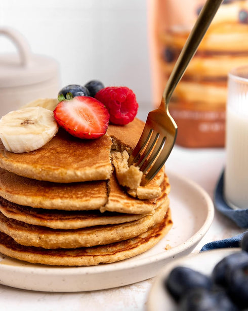 10g 100% (Pack 1) Miss Jones Baking Original Oat Pancake and Waffle Mix - Made with Oat Flour, Gluten Free, of Protein