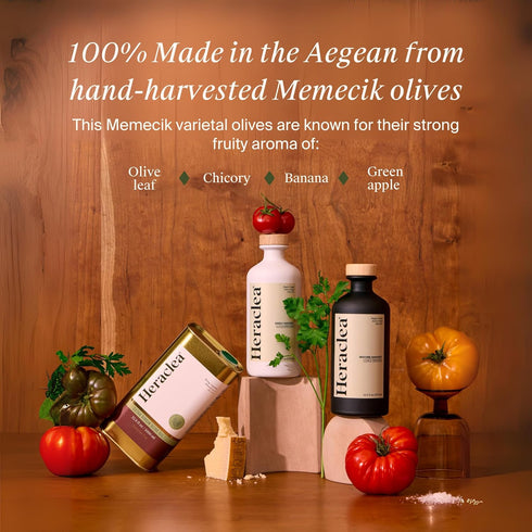 16.9oz Heraclea - Mature Harvest - Extra Virgin Olive Oil - Organic Olive Oil - Cold Pressed EVOO - Polyphenol Rich