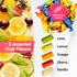 2 140 5 Fruit Chews Candy - Pounds Bulk Bag (Approx. Pieces), Fruit Chews Rolls, Assorted Flavors, Soft & Fruity Taffy