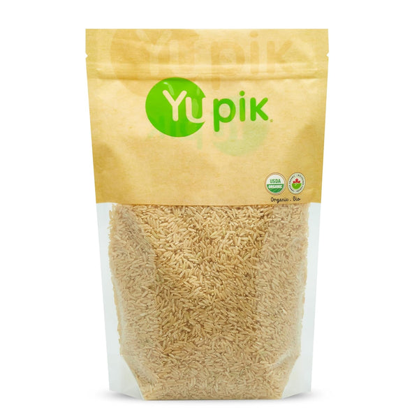 Yupik Organic Brown Jasmine Rice, Long Grains, 2.2 lb (35.2 oz), Gluten-Free,