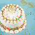 12 Pieces Glitter Happy Birthday Cake Topper Decorations for Cupcakes and Pastries - 6 Styles (Gold)