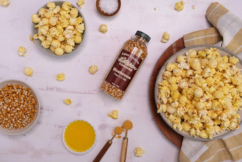 Country 14 oz (14 oz Amish Popcorn | Bottle | Mushroom Popcorn Kernels | Old Fashioned, Non-GMO and Gluten Free Bottle)