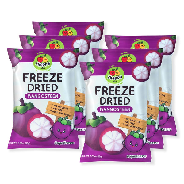 Thappy Fruit Freeze-Dried Mangosteen - No Additives, Oil-Free, No Sugar Added, 100%