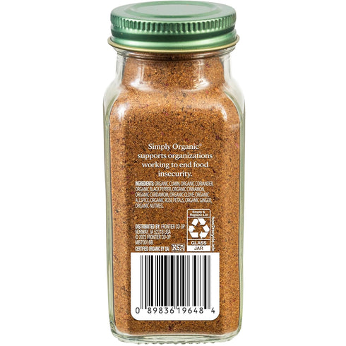 Simply Organic Organic Baharat Seasoning, 2.5 OZ