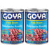 Goya Low Sodium Pink Beans Canned, Smooth and Flavorful Habichuela Rosada, Pantry
