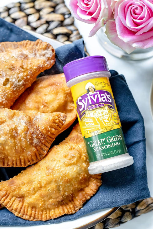 5.25oz (Pack 4) Sylvia's Restaurant Great! Greens Seasoning for Scrumptious Southern Collard Greens, All-purpose