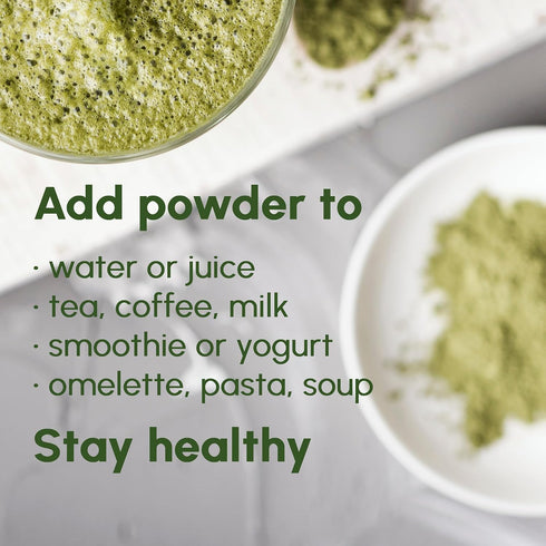 8oz Immune Kale Powder - for Cooking Salad Seasoning, Tea and Mix Drinks, Supports System, Rich in Vitamins