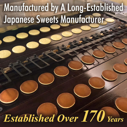 184g/6.49oz YAMASAN KYOTO UJI Dorayaki Japanese Red Bean Pancake, Traditional Japanese Wagashi Sweets, Cute Mini Size