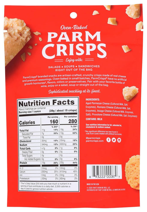 Parmcrisps 1.75 , Crisps Four Cheese, Ounce