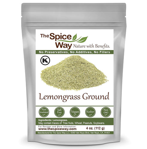 The Spice Way Lemongrass Powder - (4 oz) Freshly Ground Dried Herb for Cooking and Tea