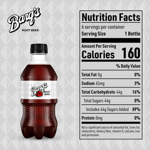 12 oz, 6 Pack Barq's Root Beer Bottles, fl