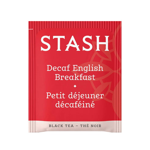 100 Count PACKAGING) Stash Tea Decaf English Breakfast Black Tea - Decaf, Non-GMO Project Verified Premium Tea with No