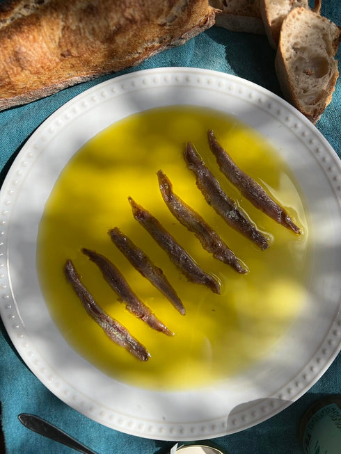 4.2oz Sicilian Anchovy Fillets in Extra Virgin Olive Oil - Testa Conserve, Sicily, Italy - in a tin