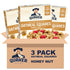 Quaker Oatmeal Squares Crunchy Whole Grain Breakfast Cereal, Honey Nut, 14.5 Oz