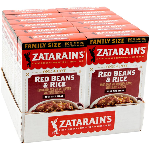 by Zatarain's Zatarain's Family Size Red Beans & Rice, 12 oz (Pack of 12)