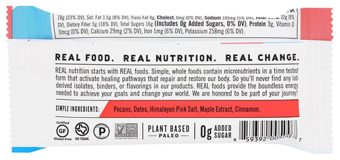 Thunderbird Energetica Texas Maple Pecan Bar, 1.7 oz