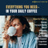 Immunity 1,750mg KSM-66 Monkey Brew Rise & Focus USDA Organic Mushroom Coffee | Boosts Focus, Energy, & Mood |